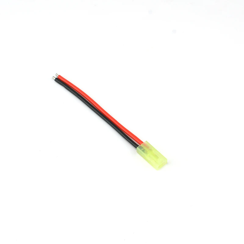 

2 Pcs or 3 Pcs Small TAMIYA Round Black Square Red Plug Connector 10CM Small TAMIYA Battery Connector Plug with AWG Wire