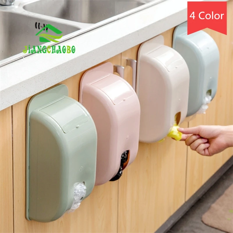 

Plastic Bag Storage Box Wall Hanging Garbage Bag Box Kitchen Miscellaneous Finishing Boxes Plastic Bags Storage Boxes