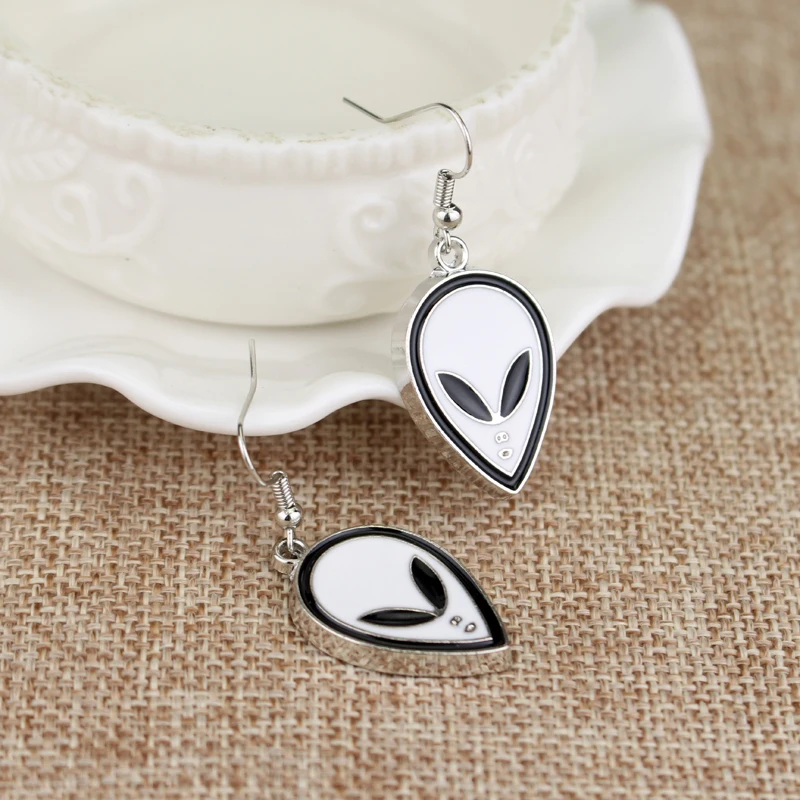 

Suicide Squad Earrings Jewellery Clown Quinn Earrings Alien Pendant Drop Earrings for women girls Gift souvenir Free Shipping