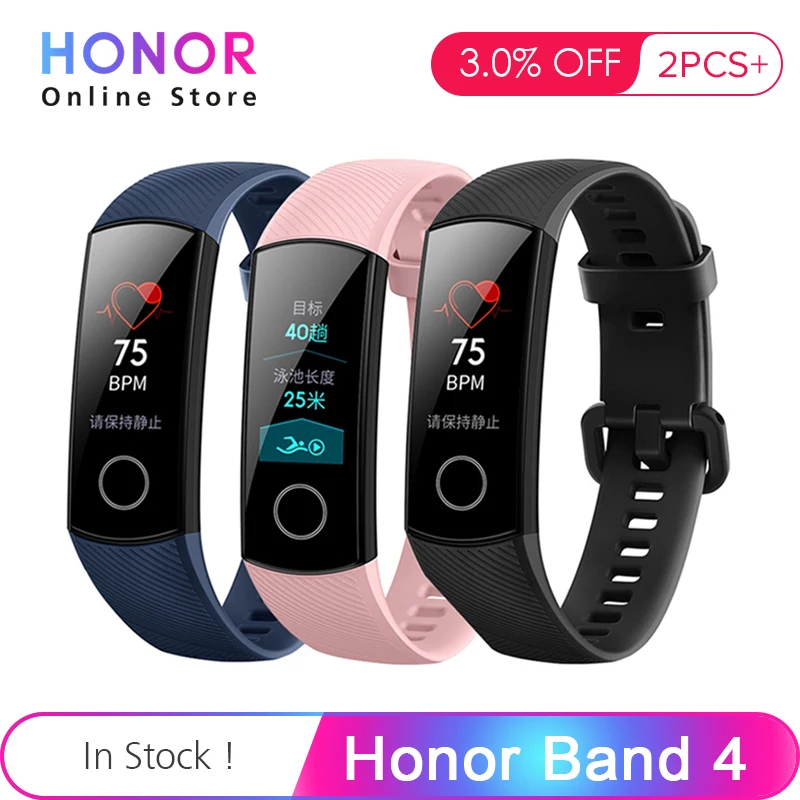 Huawei Honor Band 4 умный браслет здоровье фитнес трекер Amoled 0 95 &quotсенсорный экран для