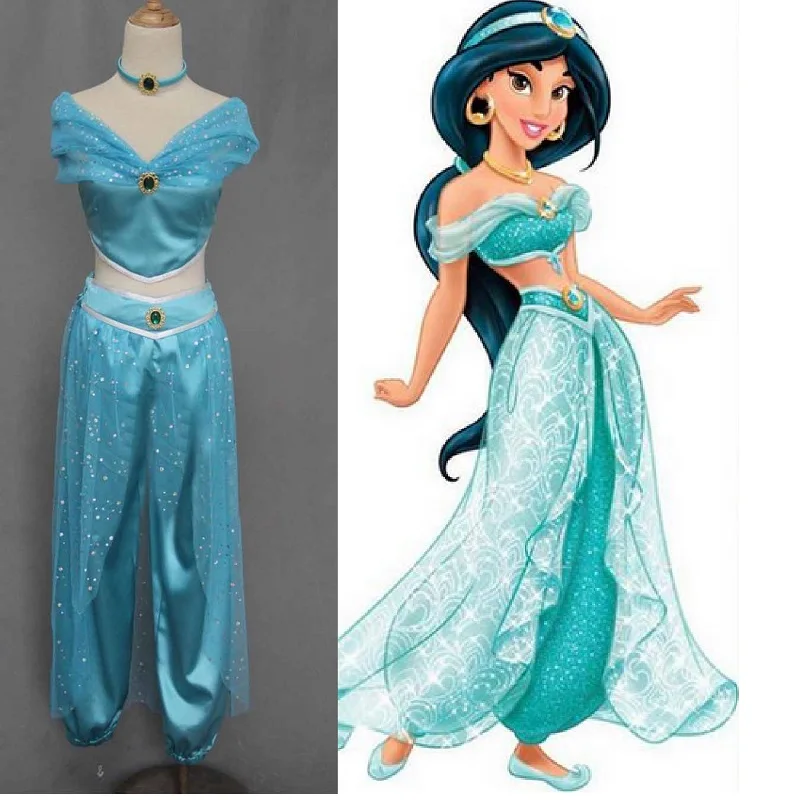 halloween cosplay party wedding sexy aladdin princess jasmine costume adults costumes for women kids adult children - Halloween Jasmine halloween cosplay party wedding sexy aladdin princess jasmine costume adults costumes for women kids adult children - Halloween Jasmine