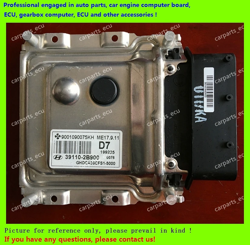 

For Hyundai Elantra Landau Renner TUCSON car engine computer board/ME17.9.11 ECU/Electronic Control Unit/39110-2B900/39110 2B900