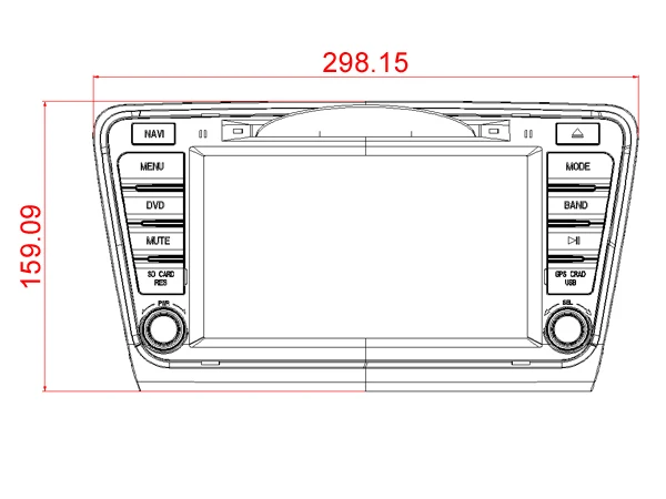 Top OTOJETA Brand Car Android 9.1 Multimedia Player for SKODA OCTAVIA 2013-2014 GPS Navigation Device with Camera Aux bluetooth 5