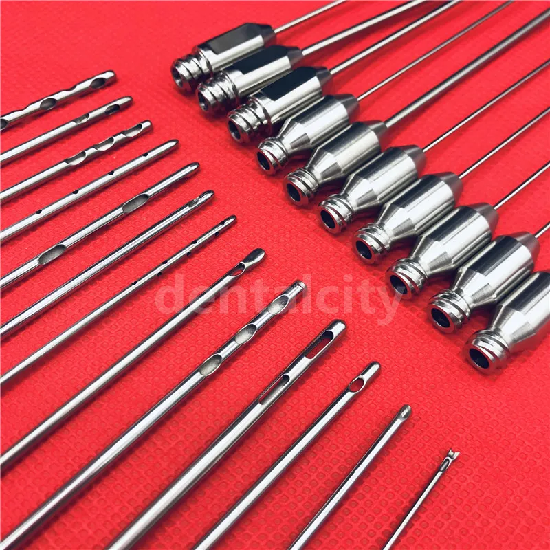 Cânulas de Lipoaspiração Cirúrgicos de Aço Inoxidável para Enxerto de Gordura Sete Buraco Instrumentos 1 Pcs 6 Computers & Electronics