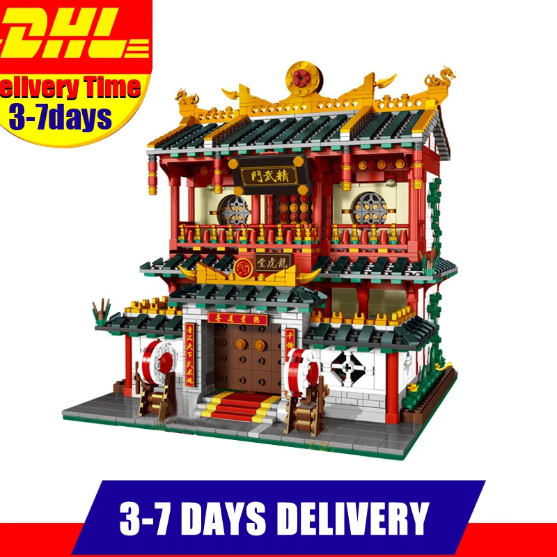 

In Stock 2531Pcs Block Genuine Creative Building Series The Chinese Martial Arts Set Building Blocks Bricks Toys XB 01004