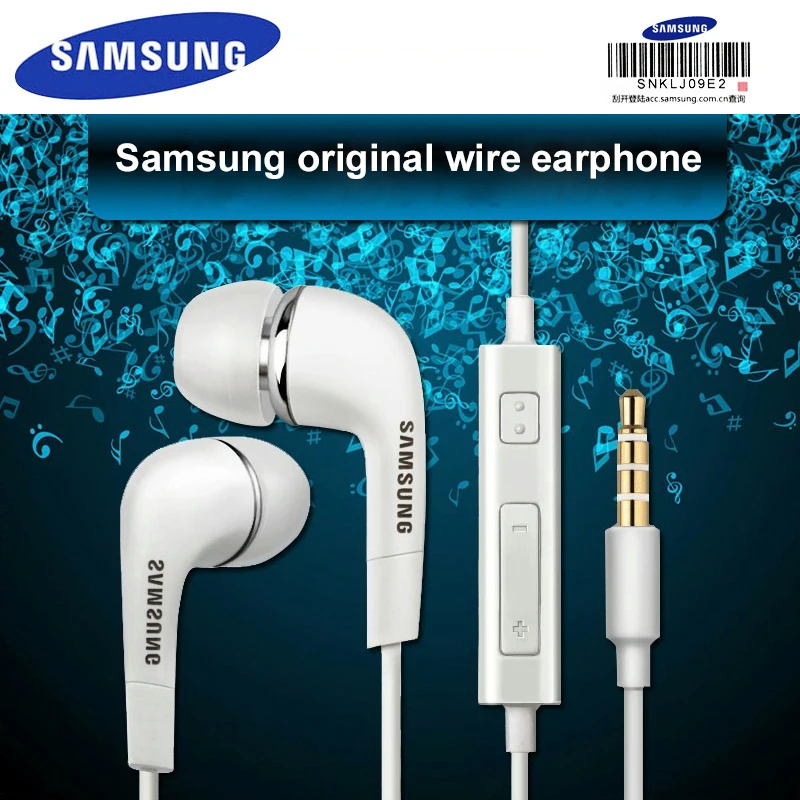 Оригинальные наушники samsung EHS64 со встроенным микрофоном 3,5 мм в уши, проводные наушники для смартфонов с бесплатным подарком
