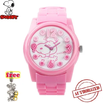 

Snoopy official authentic children's watches Girl boy cartoon jelly waterproof silica gel boy girl cute student quartz watch
