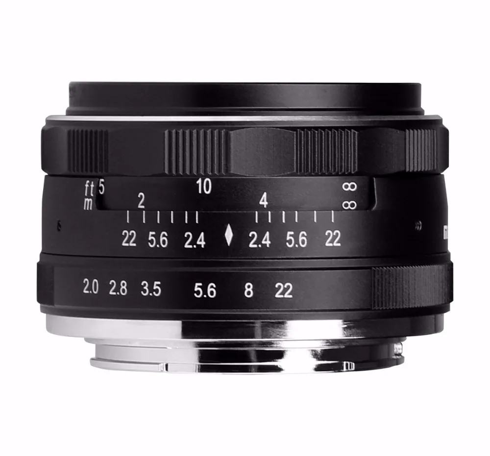 Объектив Meike MK FX 50 2.0 мм f 2 0 с большой диафрагмой и ручной фокусировкой Для