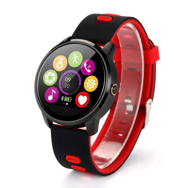 Bluetooth Montre Smart Watch 1.22 pouce IPS HD Support Daffichage Surveillance de la Fréquence Cardiaque Message Push pour IOS Android Bluetooth Montre Smart Watch 1.22 pouce IPS HD Support Daffichage Surveillance de la Fréquence Cardiaque Message Push pour IOS Android