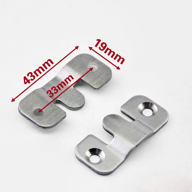 500pcs Stainless Steel Hangers Clips Fix Hanging Hooks For Picture