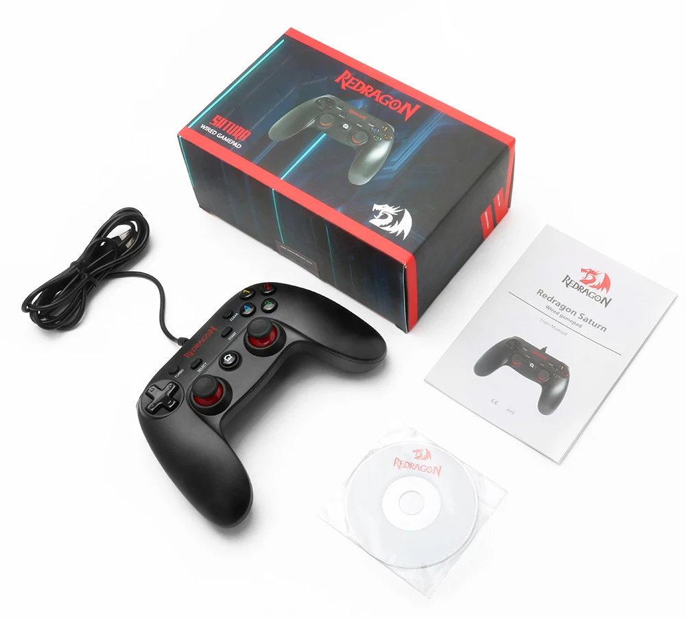 Redragon G807 12 кнопочный проводной геймпад для nintendo Switch Playstation PC PS2 PS3 контроллер Джойстик Android с триггером