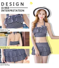 New Sexy Skirtini Bikini 2016 Beach Swimwear Women Swimsuit Push Up Bra High Waist Brazilian Tankini