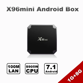 

X96mini Android TV Box Quad core S905W Android 7.1 set top box support 4K output