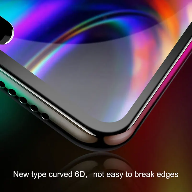 Защитное стекло закаленное 6D для Huawei P20 Pro Lite y6 7x 8x mate 20 Y9 8c 2018 Honor 9i Play 7C 9 lite