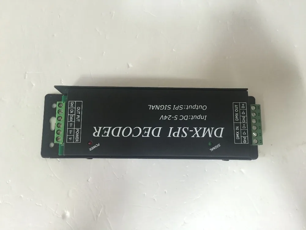 Декодер lpd6803 ws2801 ws2811 ws2812b dmx 512 для цифровой полосы 35 режимов вход постоянного тока