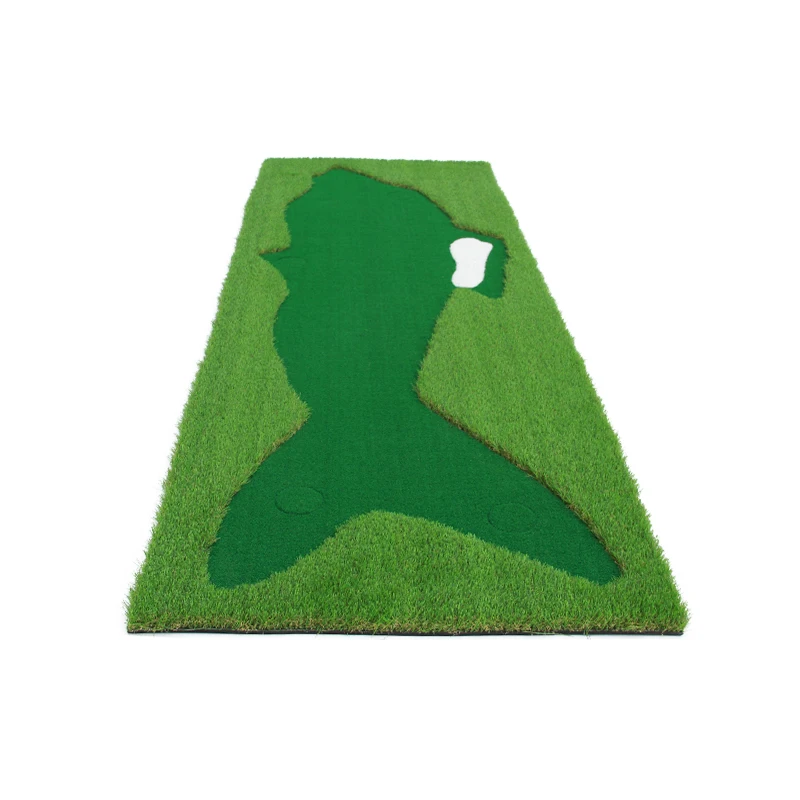 100*300 см Fungreen Mini Golf Putting Green Portable Olotin Shark Design Turf|Обучение гольфу| |