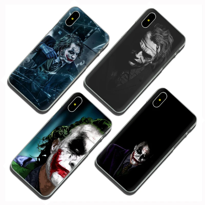 Жесткий чехол для телефона Heath Ledger Joker чехол для iPhone 5 5S SE 5C 6 6s 7 8 Plus X XR XS 11 Pro Max