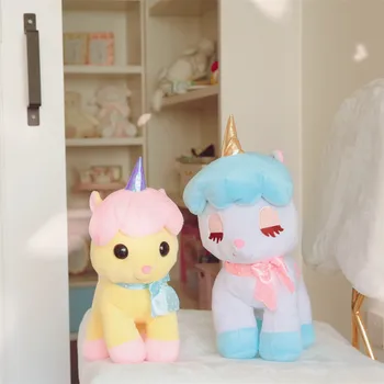 

Yellow/White Fantasy Unicornio Plush Stuffed Unicorn Toys Girls Unicorn Soft Doll Stuffed Animal Kids Appease Gift