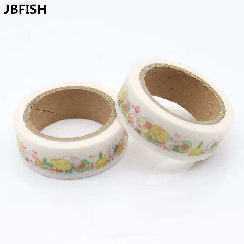 JBFISH Washi Paper Tape Animal Masking Tape Stickers DIY Craft Sticky