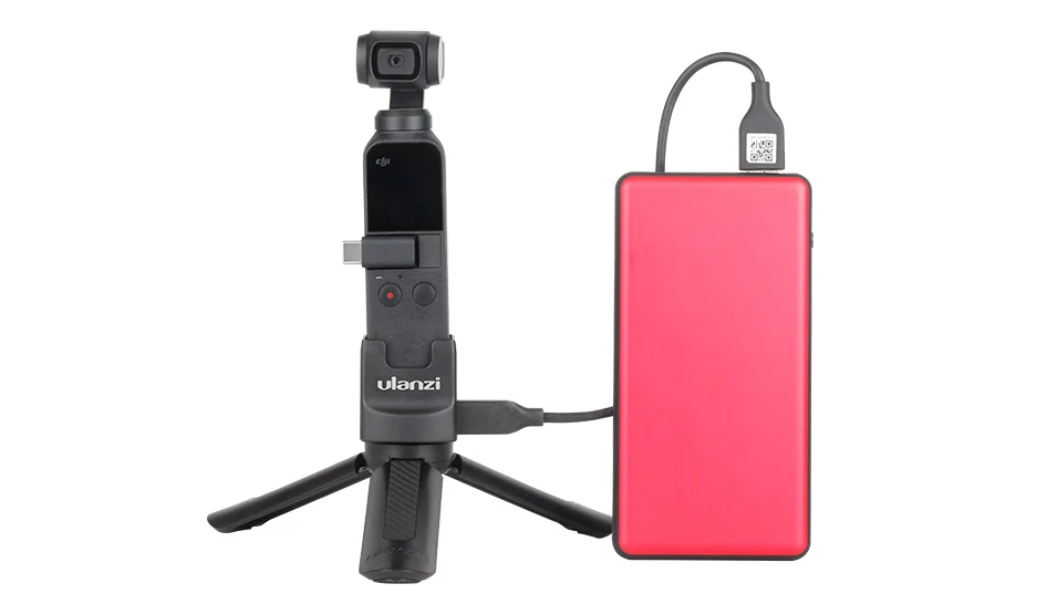 Для DJI Osmo карманные аксессуары ручной Gimbal База w 1/4 винт usb type-C зарядный порт для Ulanzi OP-2 Адаптер штатива