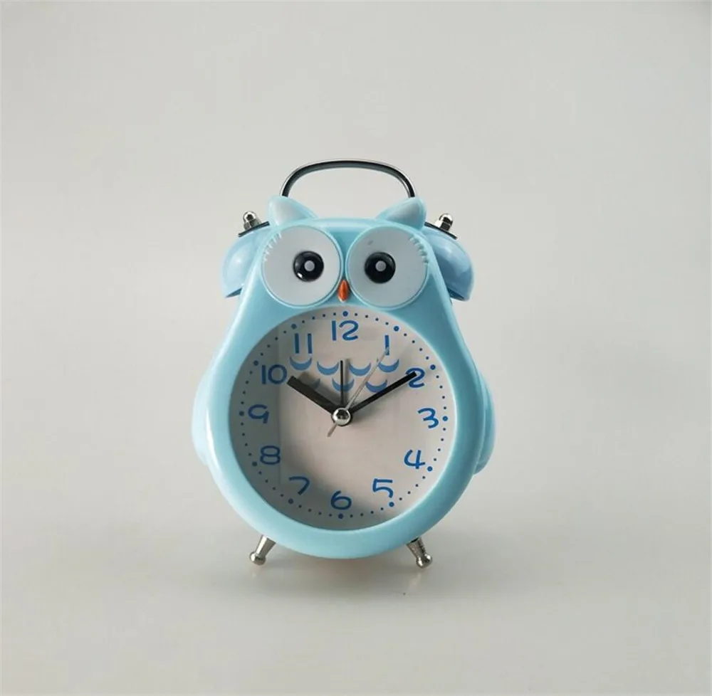 

Cute Owl Alarm Clock Creative Ring a bell Clocks Student Alarm Clock Birthday Christmas Gift Kids Room Decoration B2213