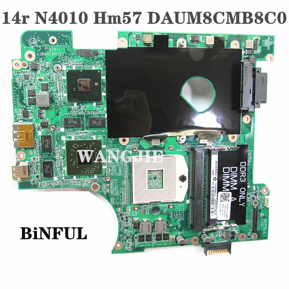 

for Inspiron 14r N4010 Hm57 Laptop Motherboard 0951K7 951K7 DAUM8CMB8C0 & HD 5650 Graphics card 100% fully tested