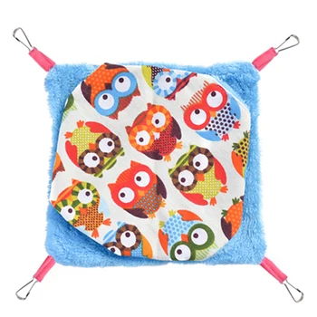 

Squirrel Hanging Bed House Mat Warm Pet Hammock Hamster Cage Nest For Rat Small Animal Blanket Pet Toys Guinea Pig Accessories