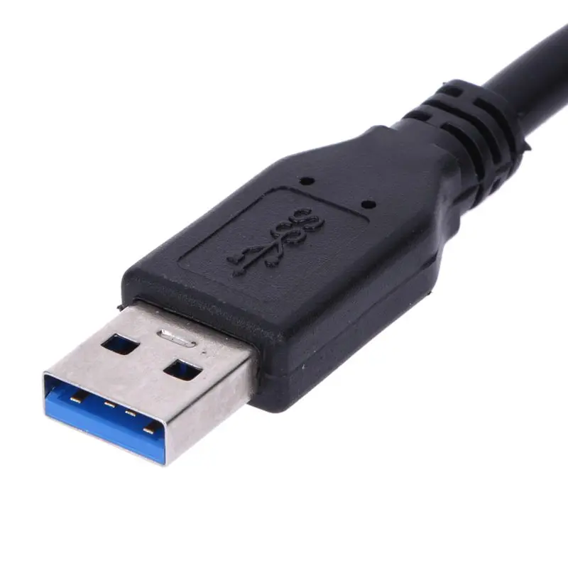 Alloyseed 33 سنتيمتر نوع usb 3.0 وذكر على أنثى تمديد كابل usb3.0 محول موصل كابل الحبل لجهاز كمبيوتر محمول الهواتف