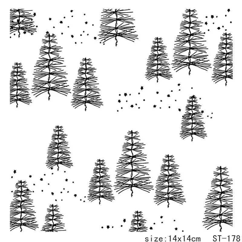 

ZhuoAng Pine Tree Transparent and Clear Stamp DIY Scrapbooking Album Card Making DIY Decoration Making