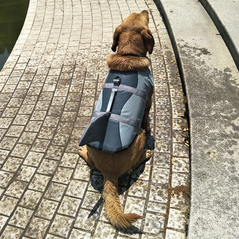Плавательный спасательный жилет для собак спасательный жилет для домашнего животного плавучий спасательный жилет с воротником ремни