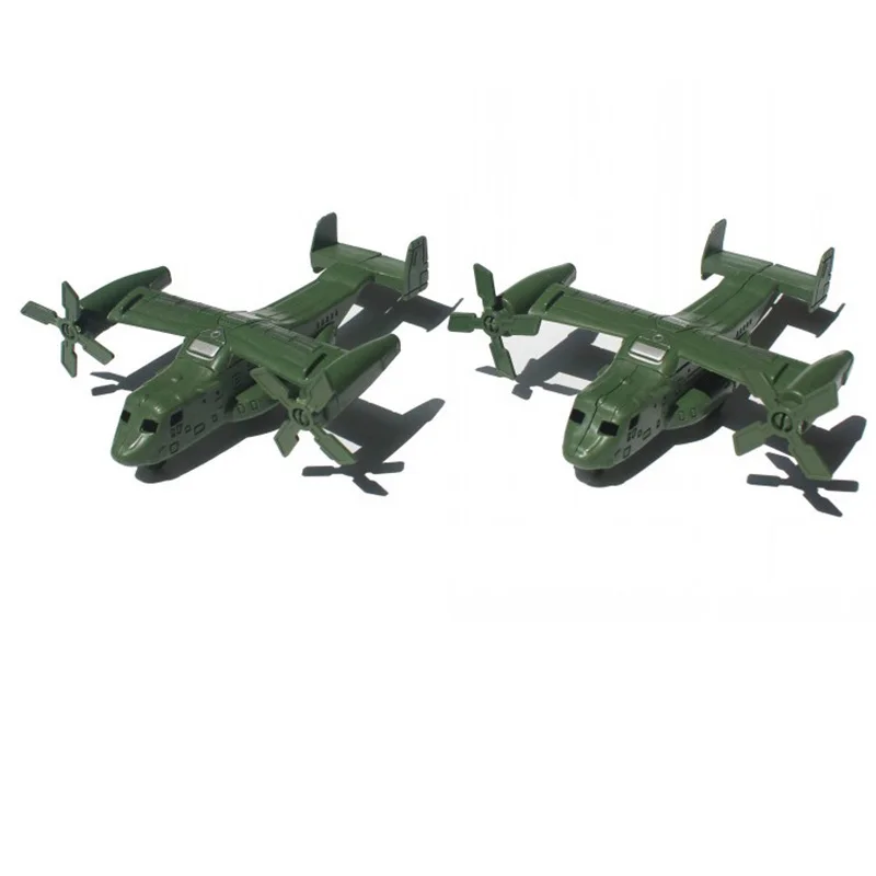 2 шт самолет вертолет модель армии мужчины Игрушка Солдат Аксессуары Военная Модель