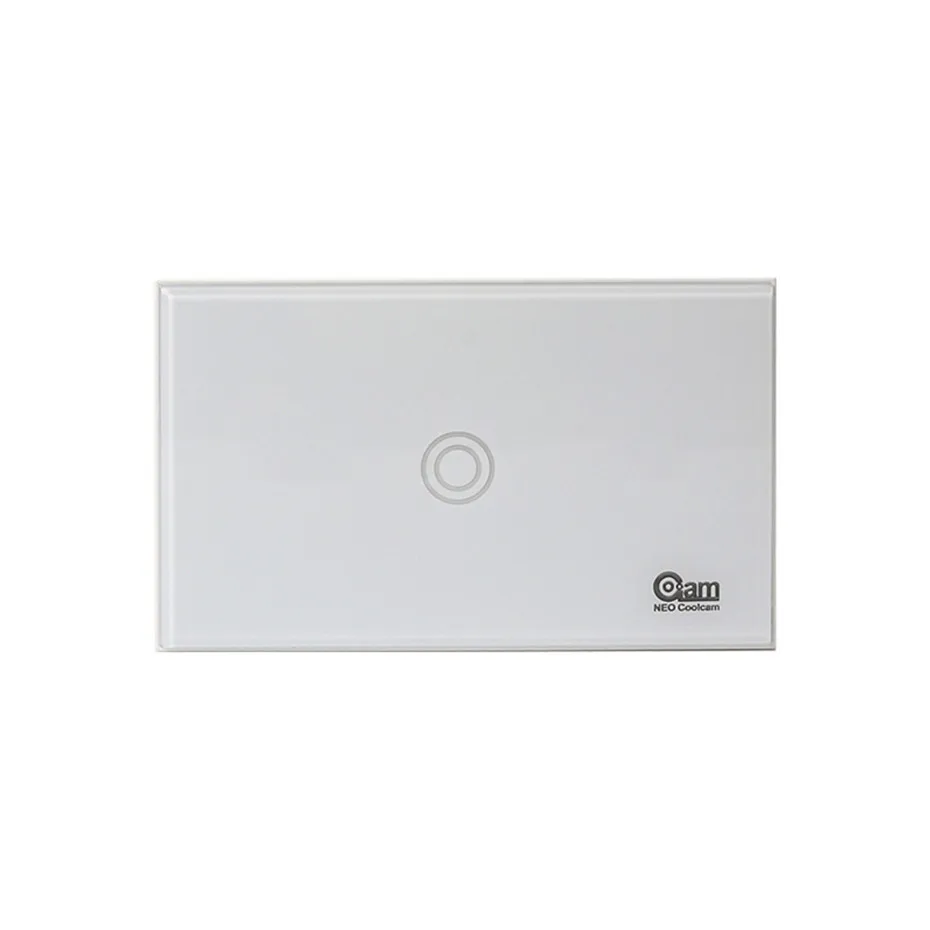 

NEO Coolcam Smart Home Z-Wave Plus 1Gang US Wall Touch Switch Compatible with Z-wave 300 series and 500 series Light Switch