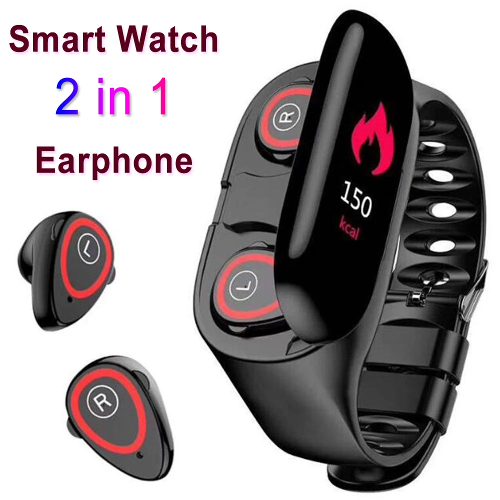 Купить часы с наушниками. Смарт часы TWS Bluetooth. Фитнес браслет м1. Smart Bracelet м1. Смарт часы TWS 2 В 1.