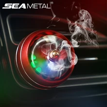 RGB светодиодный освежитель воздуха, автомобильный светильник, твердый парфюм, диффузор, зажим, автоматический кондиционер, выход, ароматерапия, вентиляционные аксессуары для интерьера