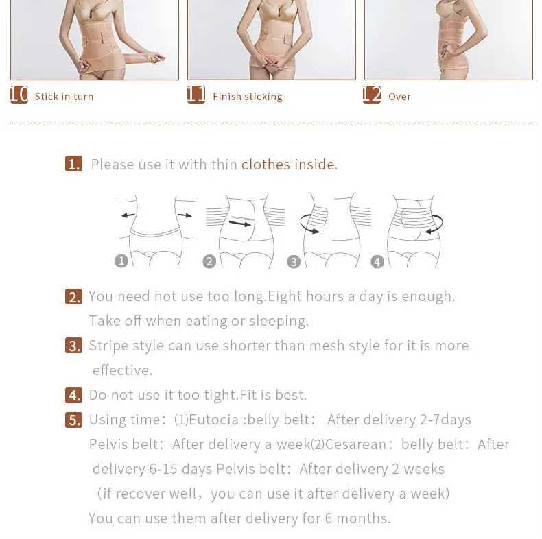 Postpartum Bandage Belly Band 10_02