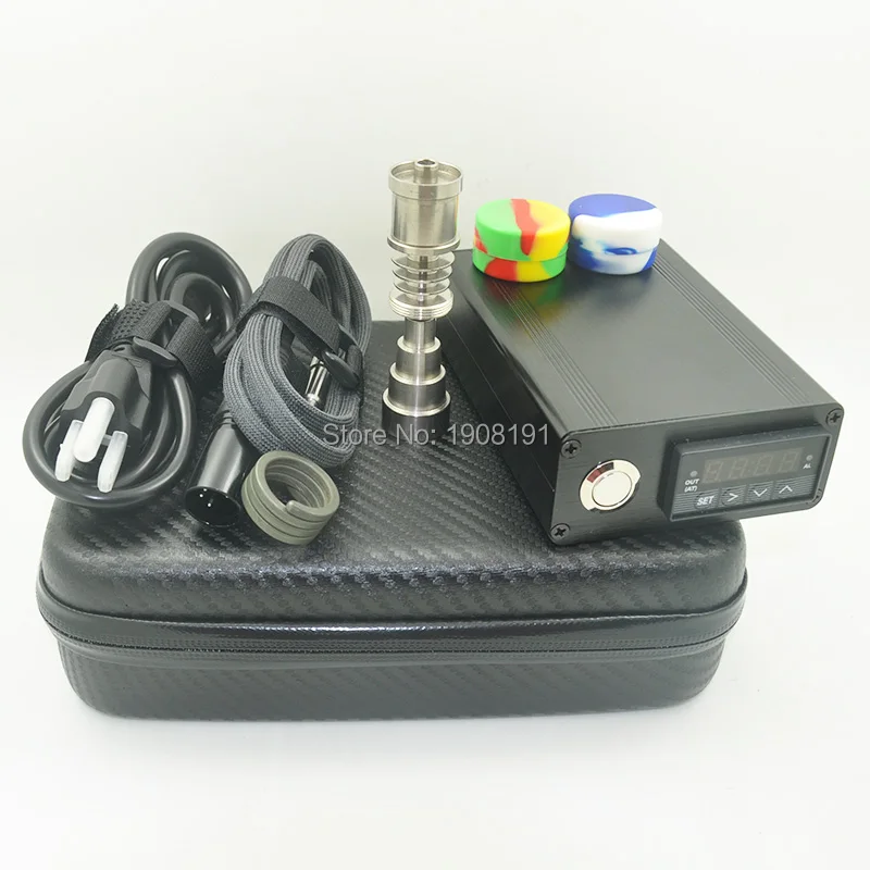 Электрический гвоздь для dabber rig Zipper Kit 110 V/220 V нагревательная катушка с титановым гвоздем углеродный Кернер силиконовые банки
