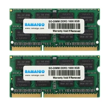 Оперативная память DDR3 DDR3L 4 ГБ 8 ГБ 16 ГБ 1600 МГц PC3L-12800 204Pin 1,35 в без ECC CL11 Unbuffered SODIMM оперативная память для ноутбука для всех ноутбуков iMac