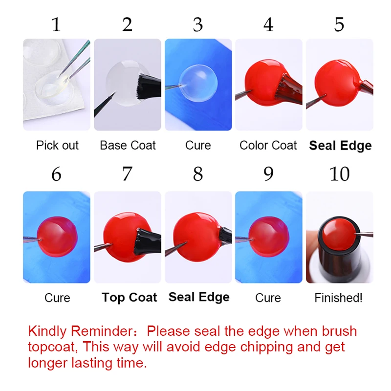 Ur Sugar прозрачный силиконовый клей-Пастер цветная кнопка наклейки для ногтей для УФ-гель-лака дисплей инструмент для дизайна ногтей