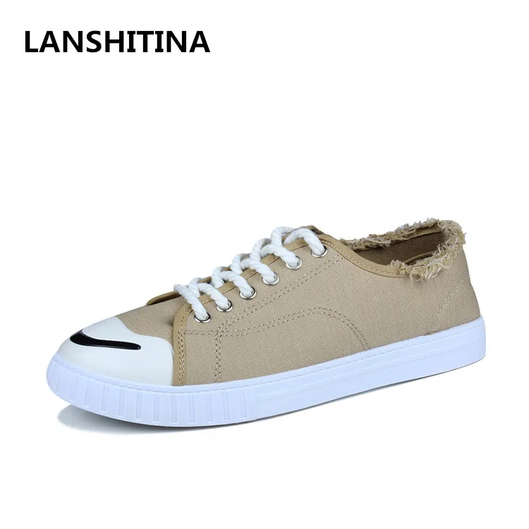 Nova Chegada 2017 Homens do Projeto Cor Sólida Sapatos Baixos de Lona, 6 Cores TZ AB664476164M6673