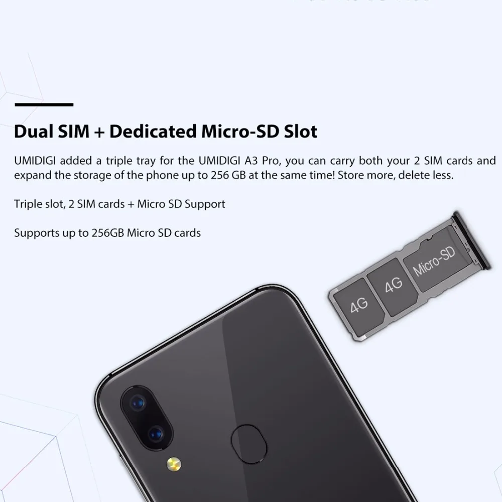 UMIDIGI A3 Pro 5," incell HD+ дисплей 3 ГБ+ 32 Гб Смартфон MTK6739 четырехъядерный Android 8,1 12 Мп+ 5 Мп разблокировка лица двойной 4G мобильный телефон