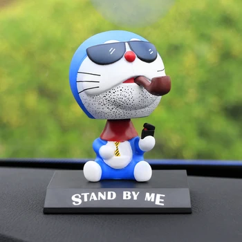 

Car Ornaments Cute Head Shaking Toy Model Automobile Interior Dashboard Decoration Nodding Toys PVC Doll Auto Accessories Gifts