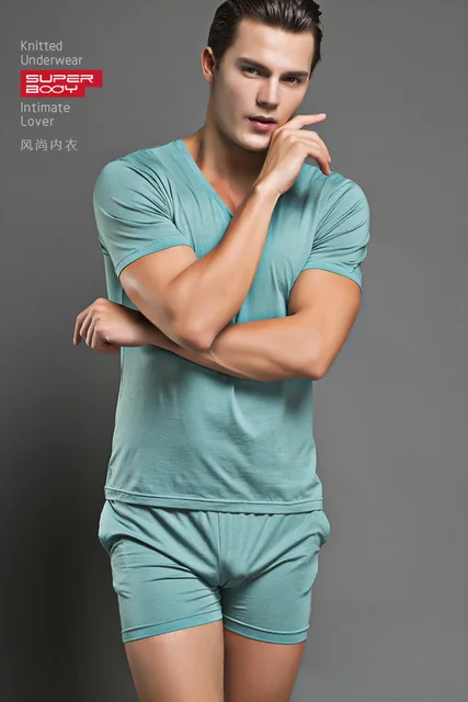 Men's John Blair Tricot Short Pajamas, Red, Size M Our men's cooling sleepwear is designed especially to fit men of all sizes, and they are made of an incredibly comfortable material that wicks away moisture while still feeling soft and light.