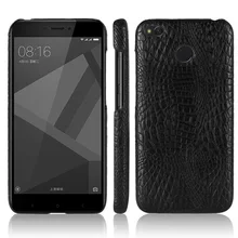 For xiaomi redmi 4x phone bag case For Xiaomi Redmi 4X 4 x Luxury Crocodile Skin PU leather Protective Case Cover xiomi Redmi 4x crocodile pattern anti radiation signal shielding protective pu bag case for mobile phone brown