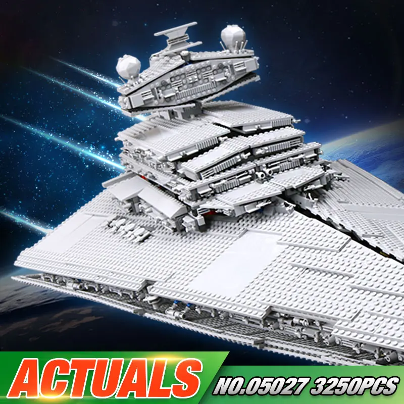 2016 New LEPIN 05027 3250Pcs Star Series War The Star Set Destroyer Model Building Kit Blocks Bricks Compatible Toys 10030 block-set : image 2016 New LEPIN 05027 3250Pcs Star Series War The Star Set Destroyer Model Building Kit Blocks Bricks Compatible Toys 10030 block-set