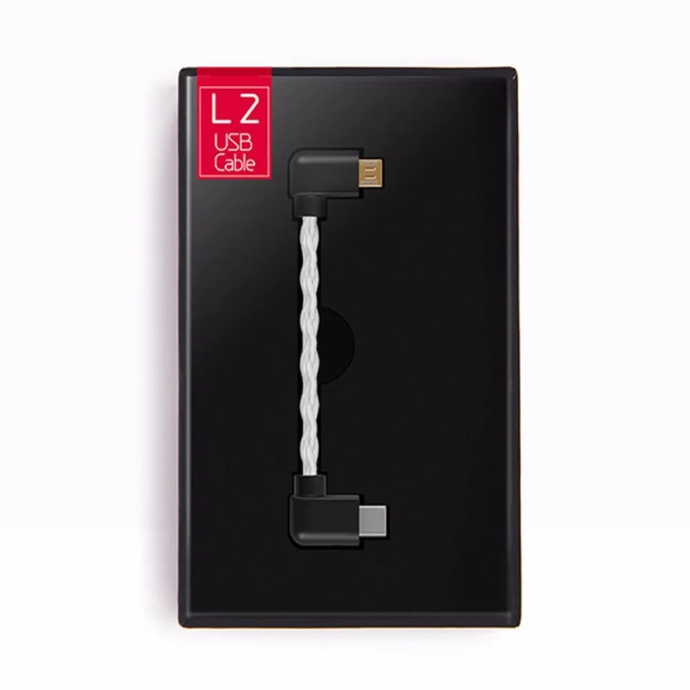Shanling L2 Тип с разъемами типа C и Micro USB HiFi серебряным покрытием Медь кабель для
