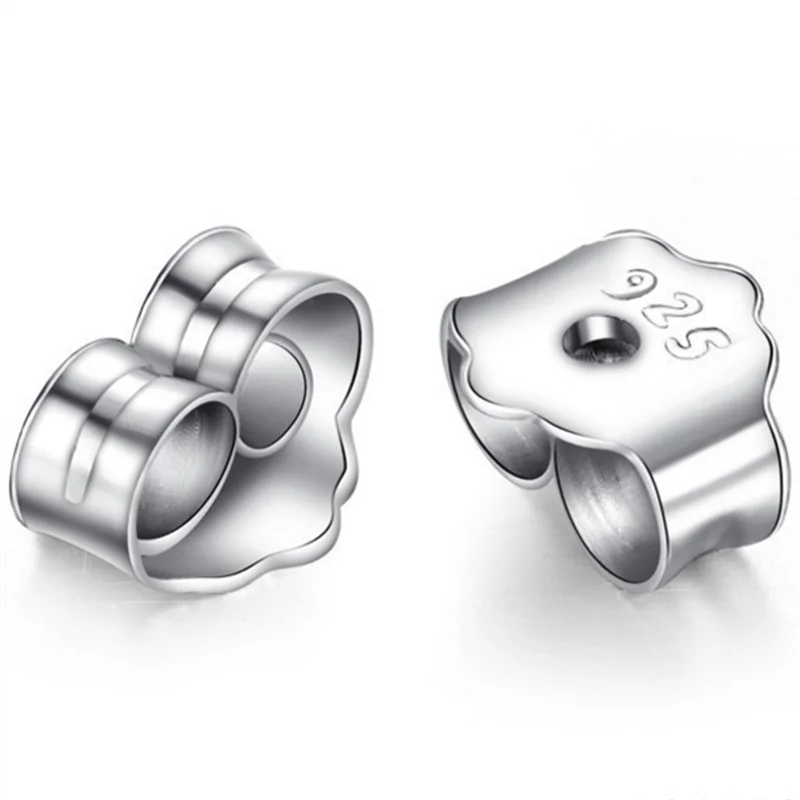Серьги из серебра 200 пробы с наполнителем для ушей 925 шт.|earring accessories|silver