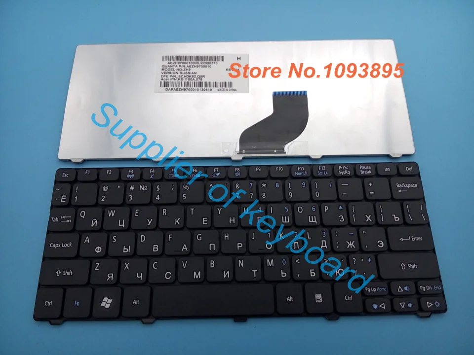 Русская клавиатура для Gateway Mini LT21 LT25 LT27 LT28 LT2100 LT32 LT3201u Packard Bell Dot SPT SE SE2 ноутбука с