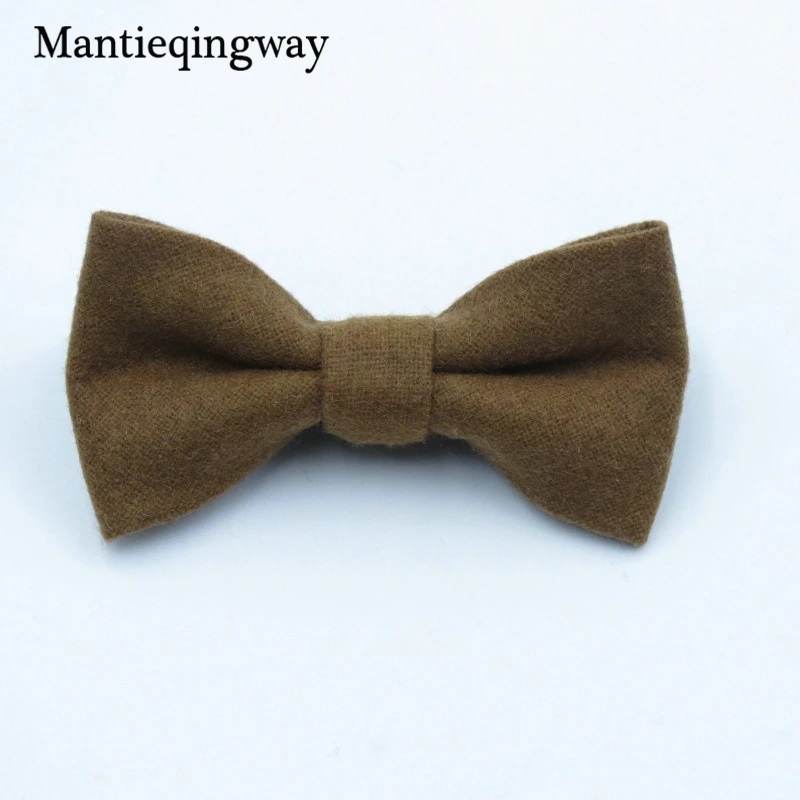 Mantieqingway/детский шерстяной галстук-бабочка для маленьких мальчиков, узкий галстук-бабочка, одноцветные детские галстуки с бантом, детские галстуки