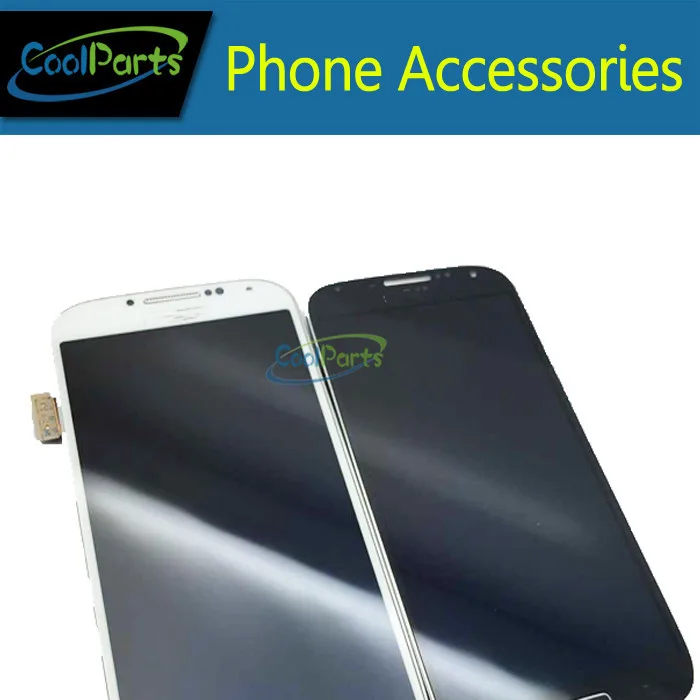

1PCS/Lot LCD Display and Touch Screen Digitizer With Frame For Samsung Galaxy S4 i9500 i9505 i337 Dark Blue White Color