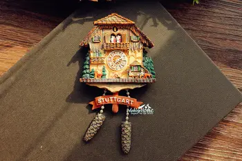 

Germany Stuttgart Tourist Travel Souvenir 3D Resin Fridge Magnet Cuckoo Clock